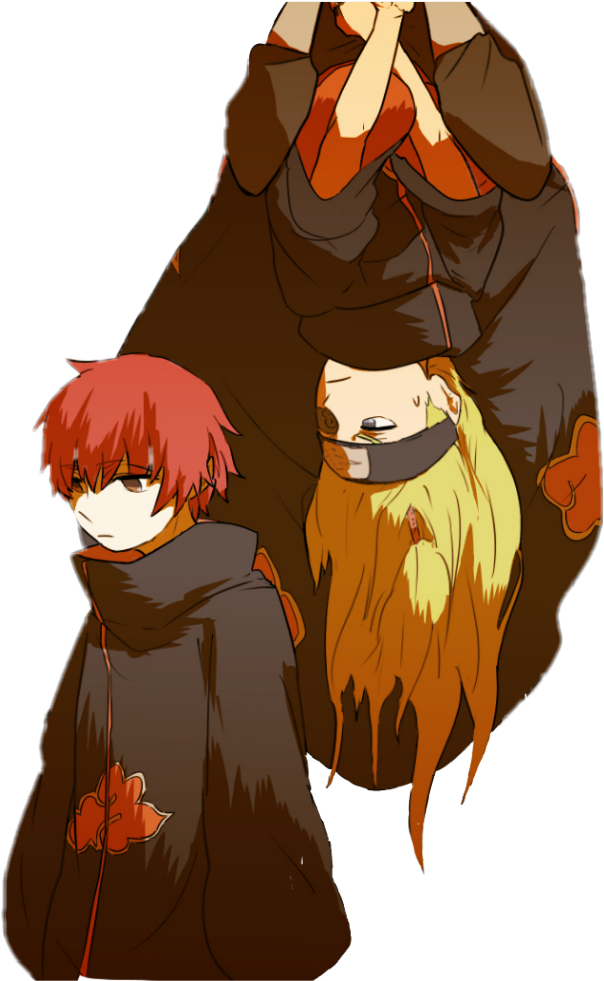 #sasori #deidara #sasodei #naruto #narutoshippuden - Naruto Deidara And Sasori, HD Png Download PNG with transparent background
