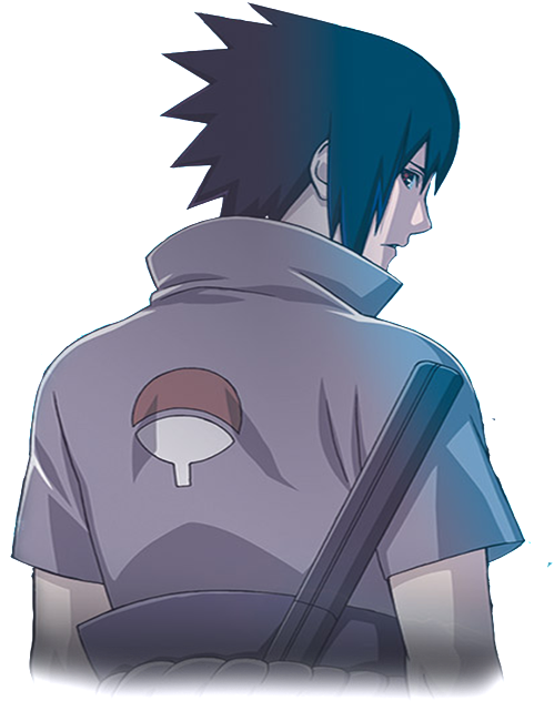 Sasuke Uchiha Back View