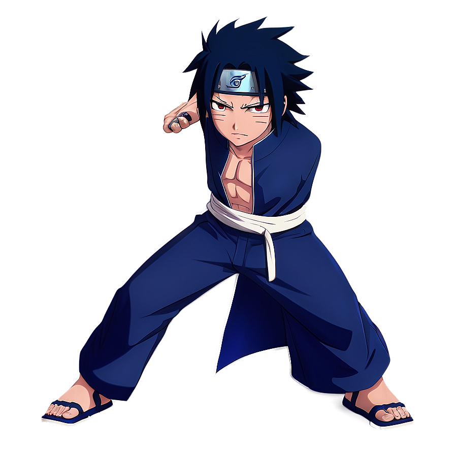 Sasuke Uchiha Classic Outfit Png Fqh39