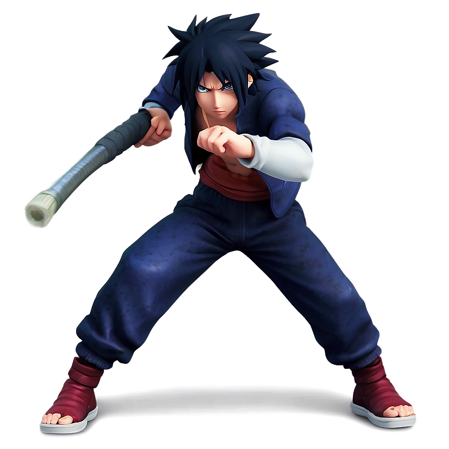 Sasuke Uchiha Cool Pose PNG ccx PNG with transparent background