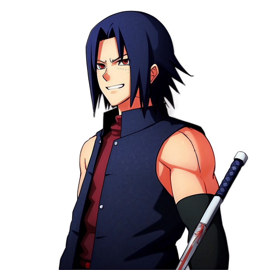 Sasuke Uchiha Smile PNG 11 PNG with transparent background