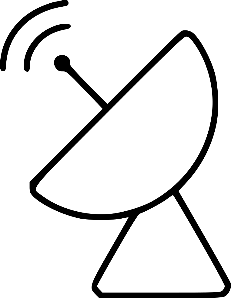 Radar Satellite Antenna Connection Radio Signal Wave - Satellite Signal Png, Transparent Png PNG with transparent background