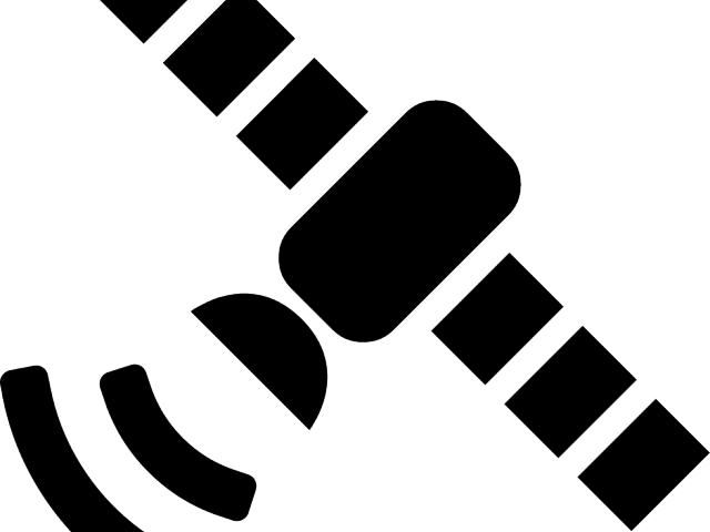 Satellite Clipart Black And White - Satellite Icon Png, Transparent Png PNG with transparent background