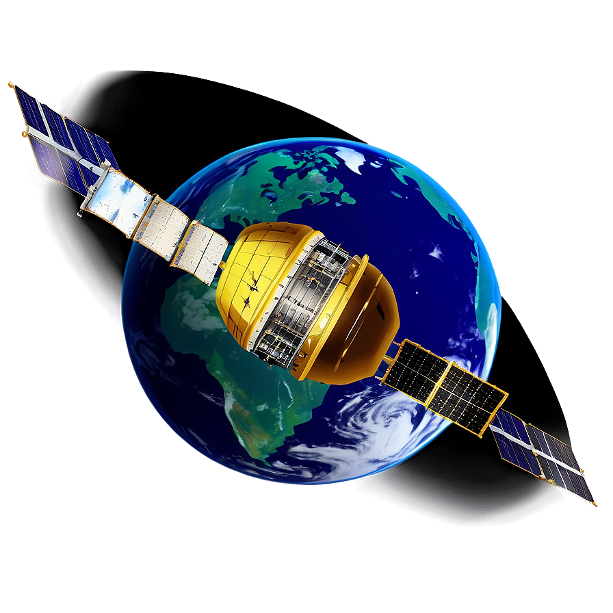 Satellite In Orbit Png 05252024