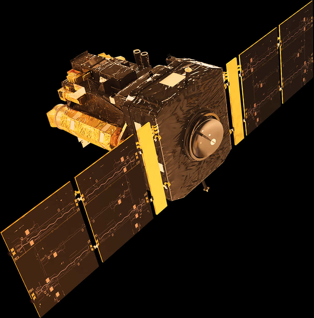 Satellite_ Render_ Isolated_ Background