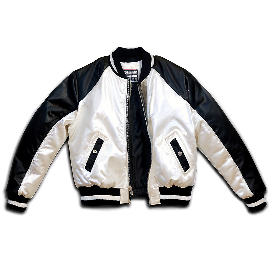 Satin Finish Bomber Jacket Png 06282024