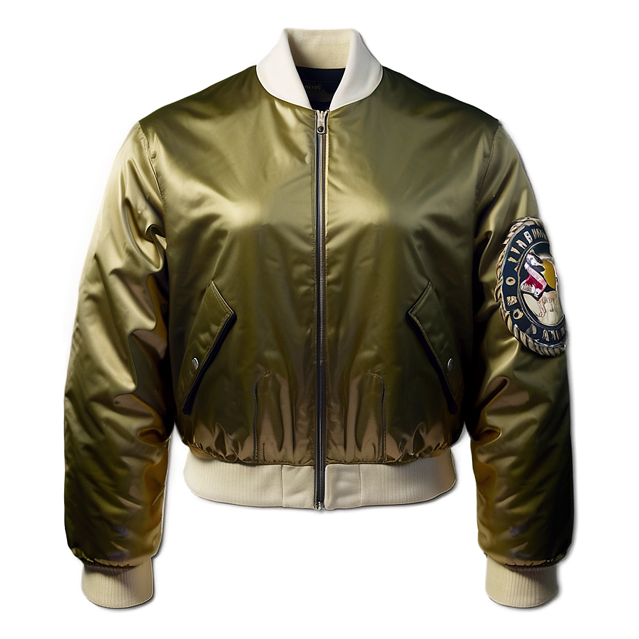 Satin Finish Bomber Jacket Png Pww