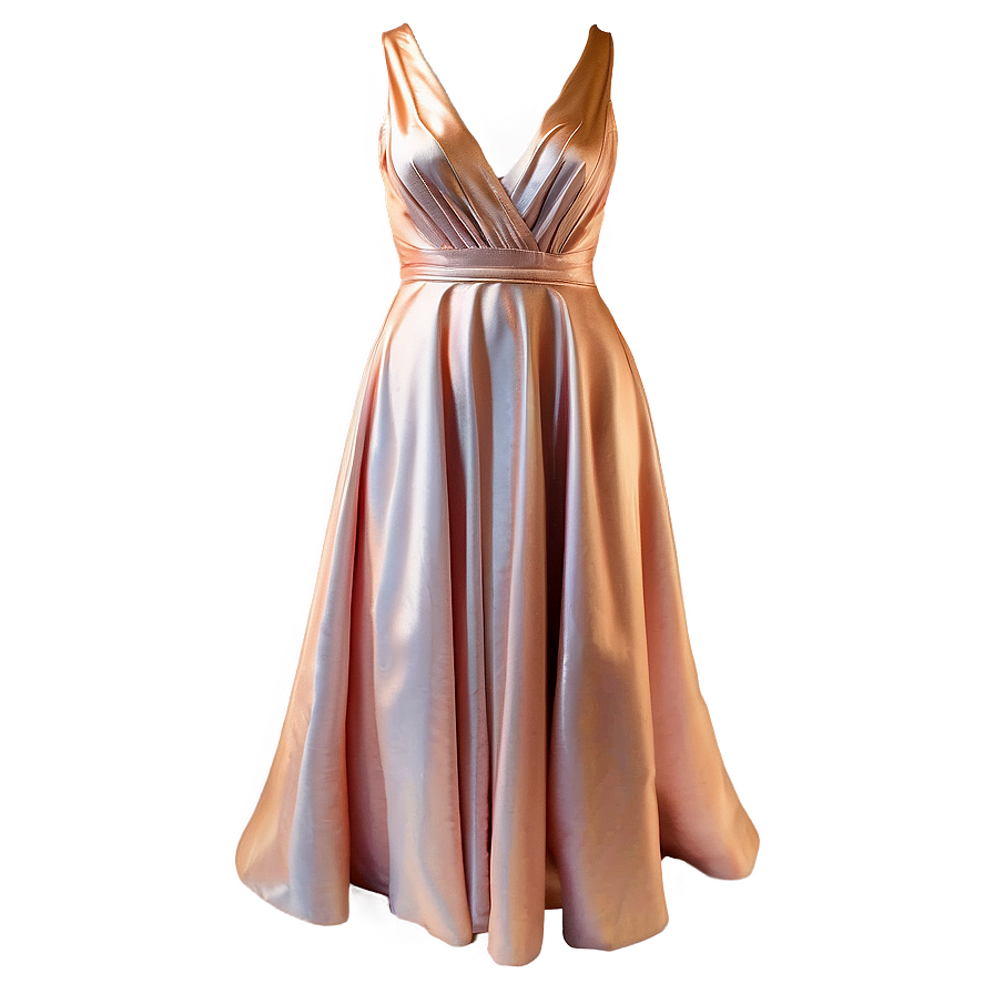 Satin Gown Dress Png 05232024