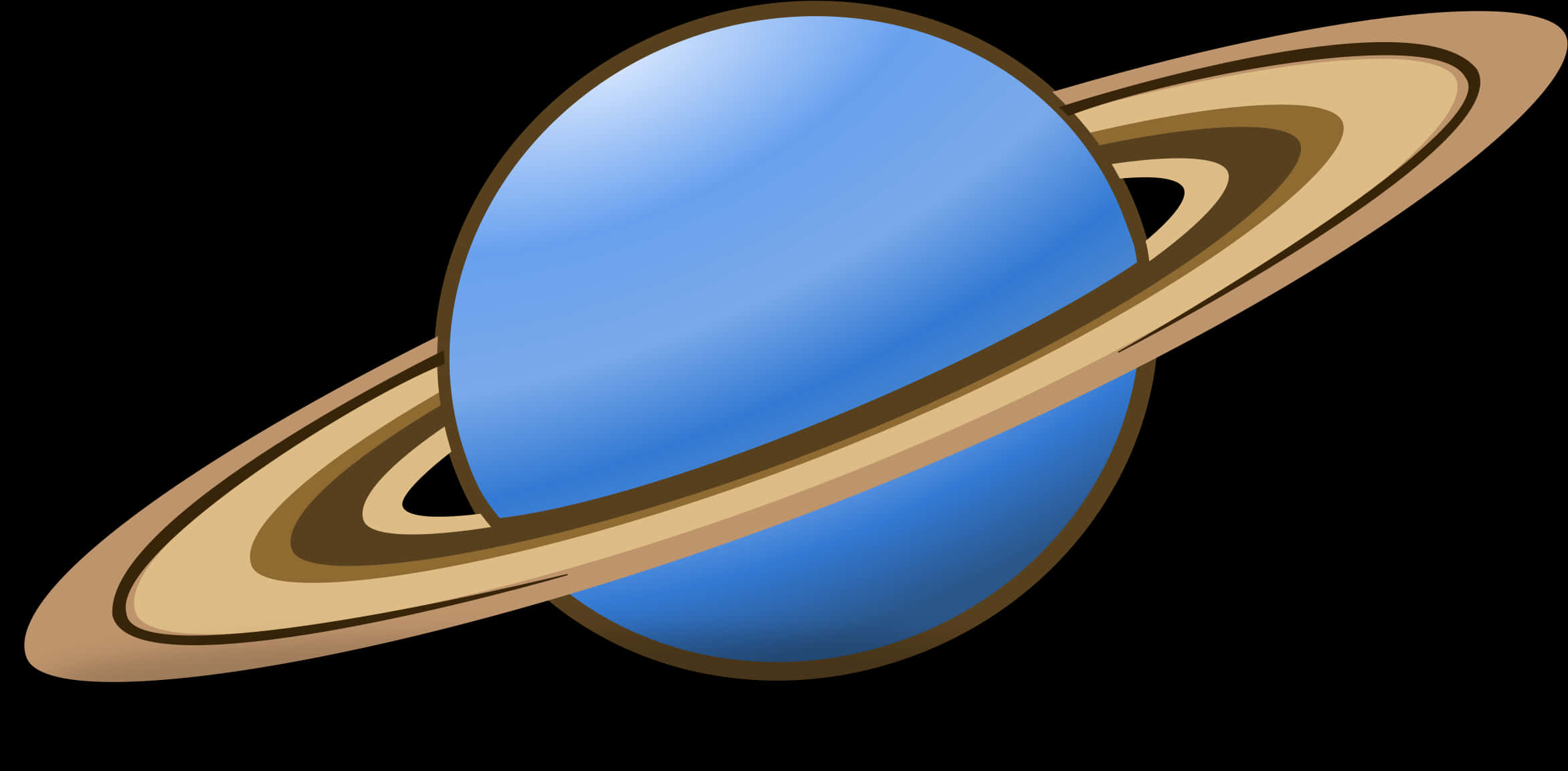 Saturn Planet Illustration