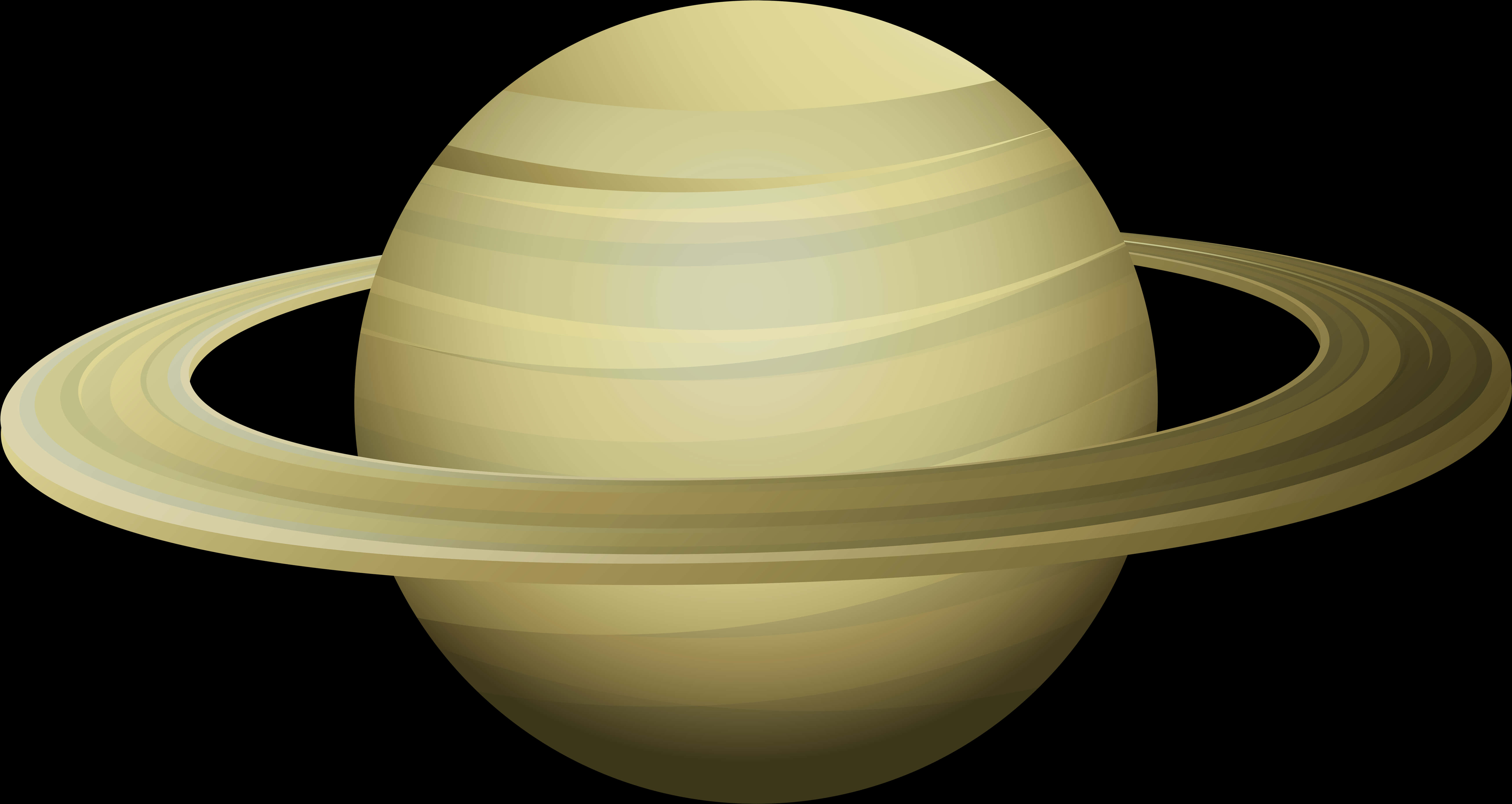 Saturn Planet Rings Illustration