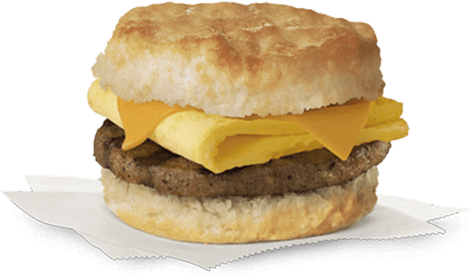 Sausage Egg Cheese Biscuit Breakfast Sandwich