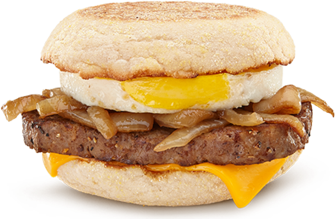 Sausage Egg Cheese Muffin Breakfast Sandwich