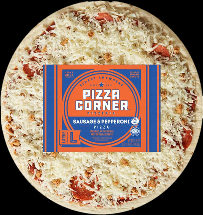 Sausage Pepperoni Pizza Corner Box