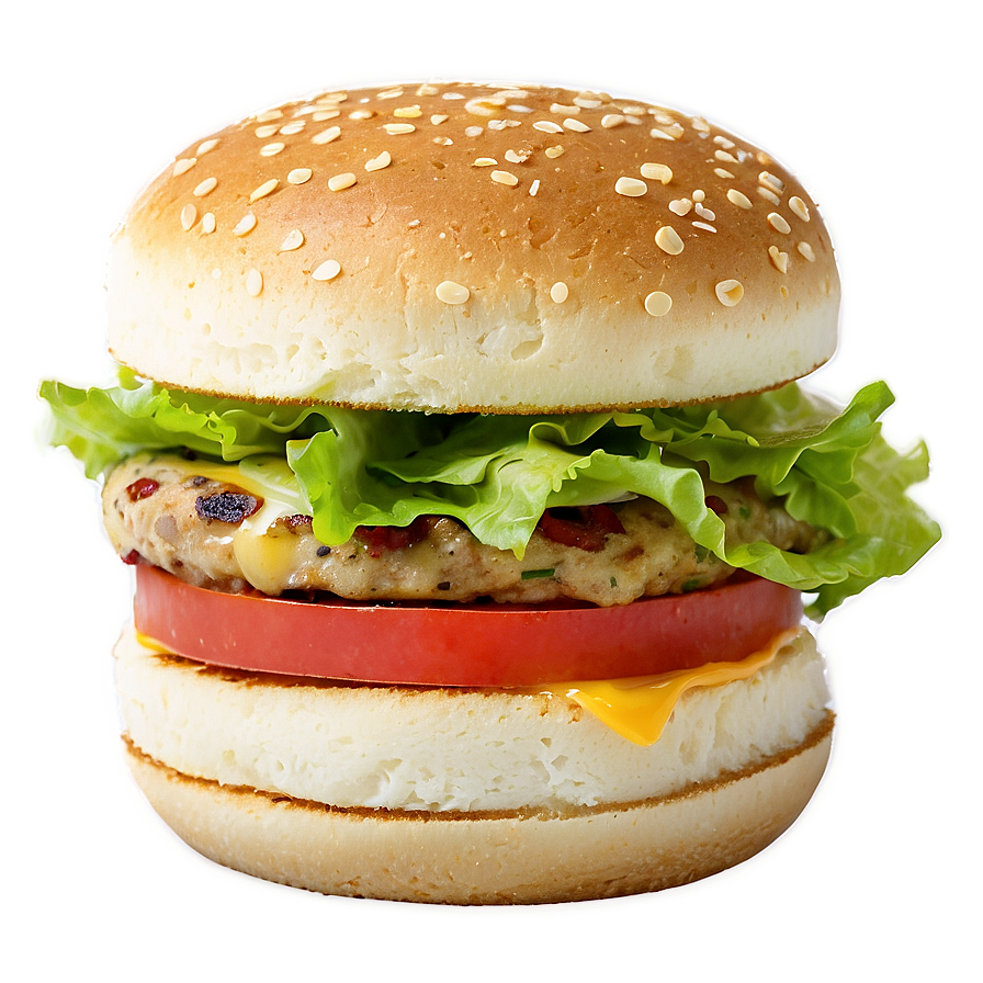 Savory Breakfast Burger Treat Png 06242024