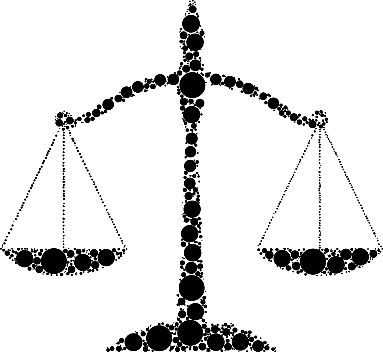 Scalesof Justice Abstract PNG image with a transparent background, free high-resolution download