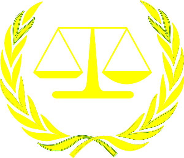 Scalesof Justice Emblem PNG with transparent background