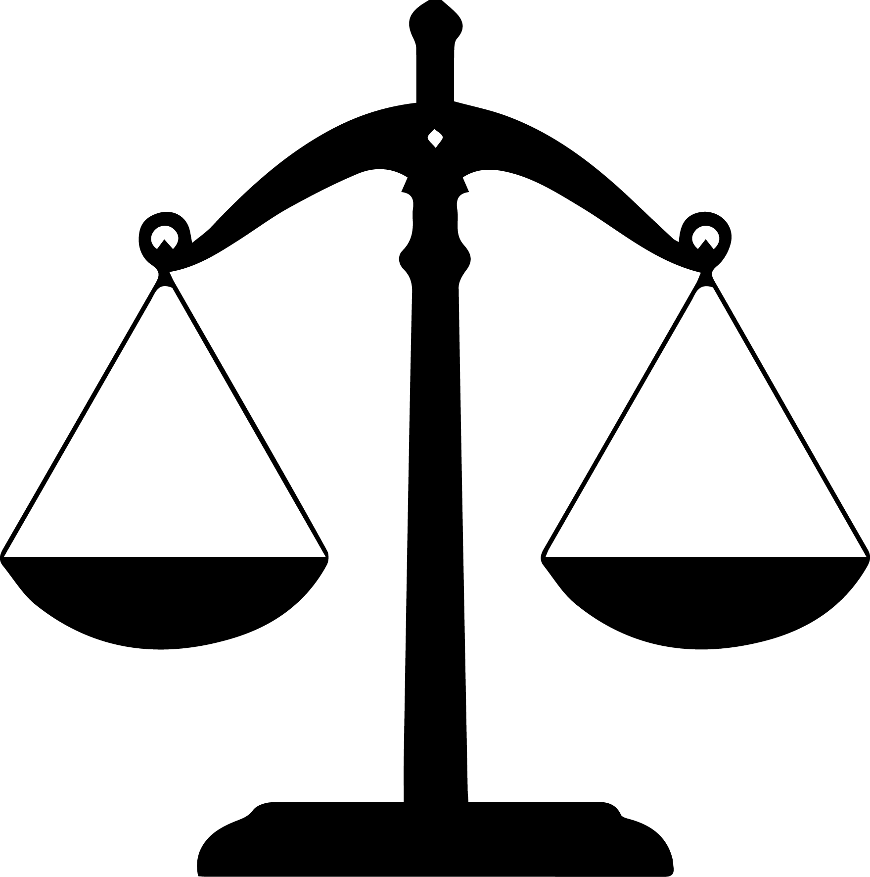 Scalesof Justice Icon PNG image with a transparent background, free high-resolution download