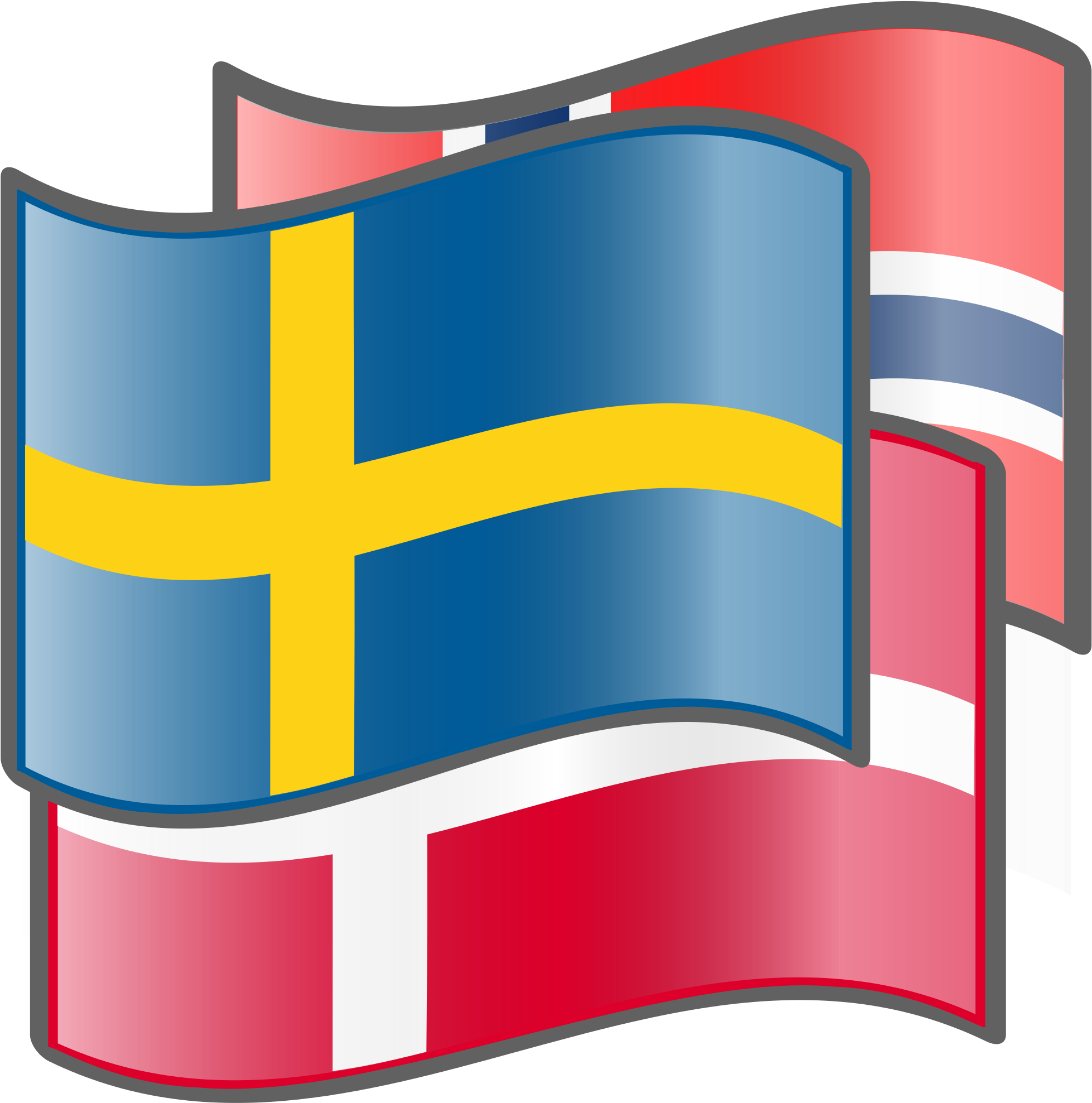 Soviet Union Flag Copy And Paste Clipart , Png Download - Denmark Sweden Norway Flags, Transparent Png PNG image with a transparent background, free high-resolution download