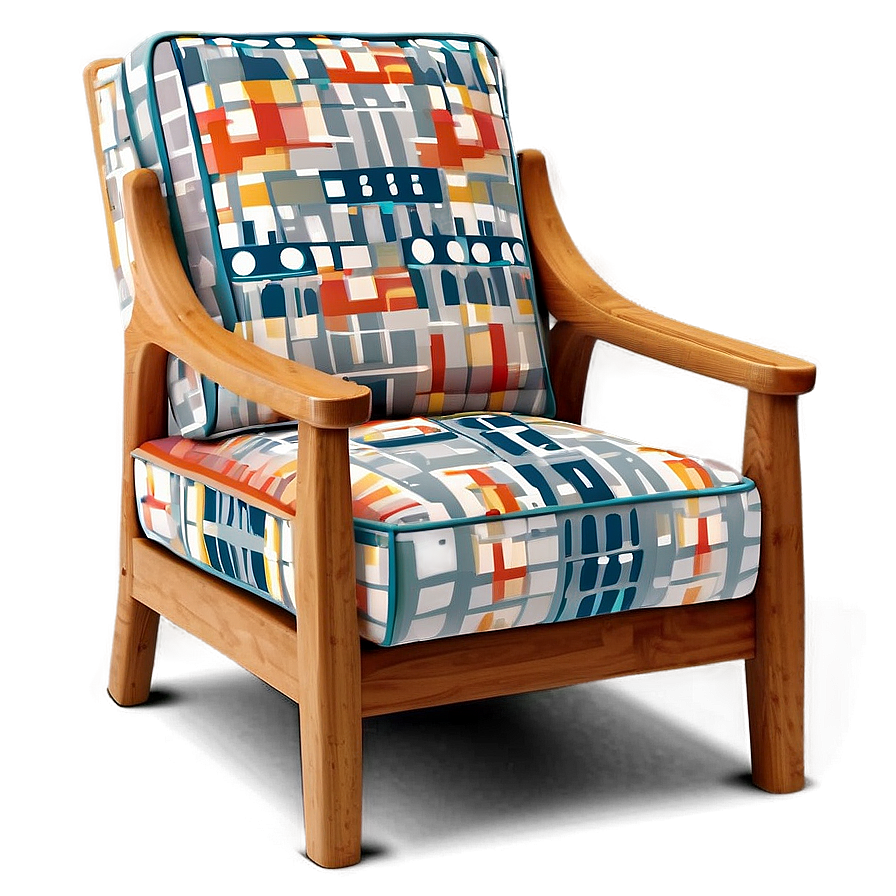 Scandinavian Style Armchair PNG otp PNG with transparent background