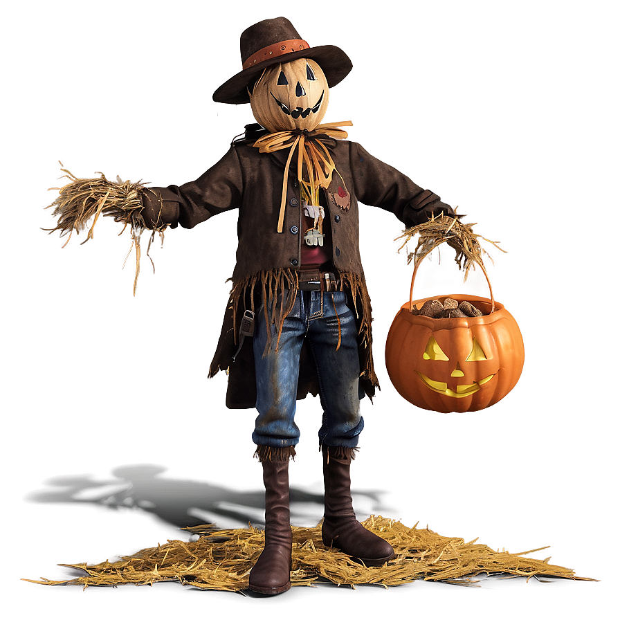 Scarecrow Scavenger Trick Or Treat Png Jfc33