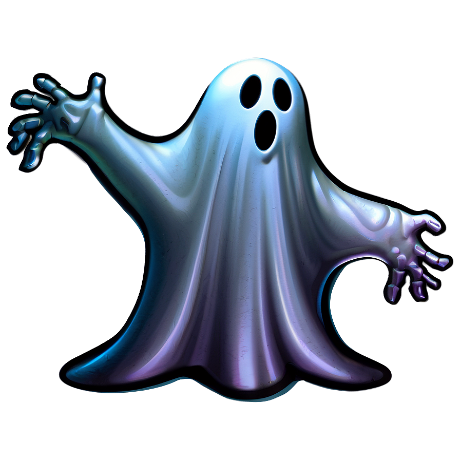 Scared Boo Ghost Png 06112024