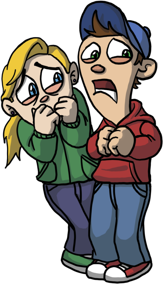 Clipart Ghost Haunted House - Kids In Haunted House Clipart, HD Png Download PNG image with a transparent background, free high-resolution download