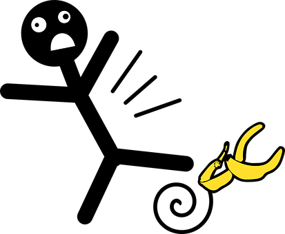 Scared Faceand Peeling Banana PNG with transparent background