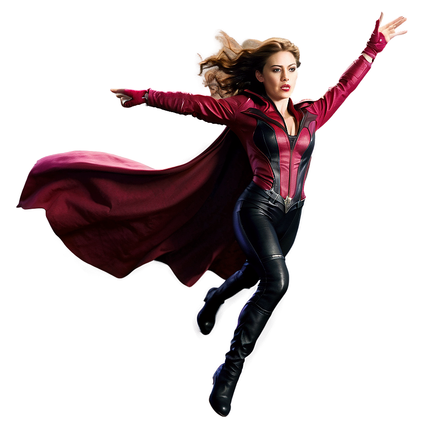 Scarlet Witch In Flight Png 82