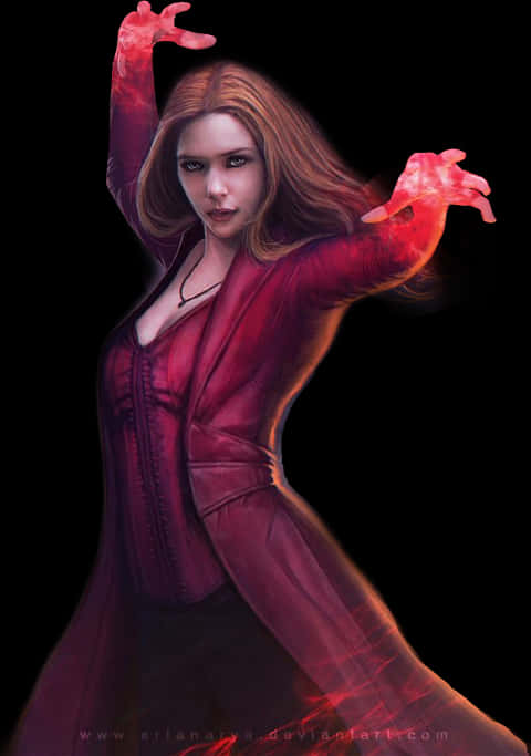 Scarlet Witch Clipart Mcu - Scarlet Witch Clipart, HD Png Download PNG with transparent background