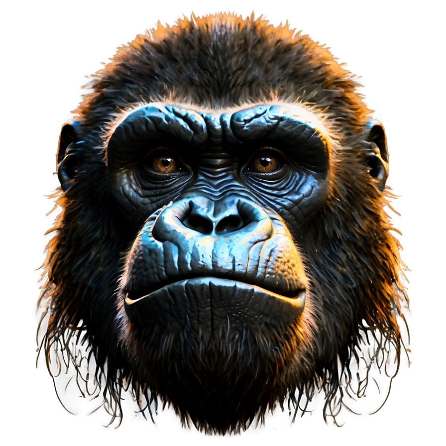 Scary Angry Gorilla Png Kec