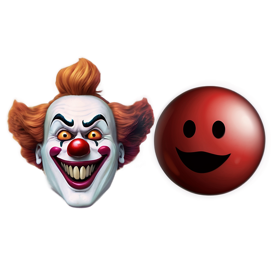 Scary Clown Emoji Png 05252024