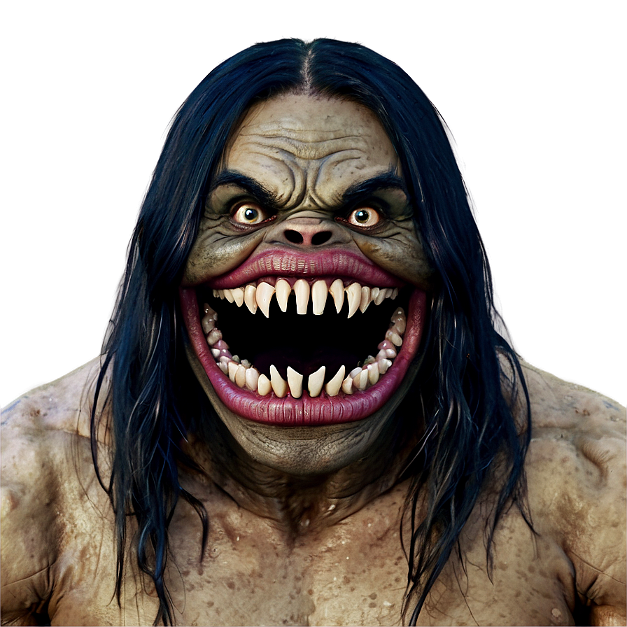 Scary Teeth Monster Png 06132024