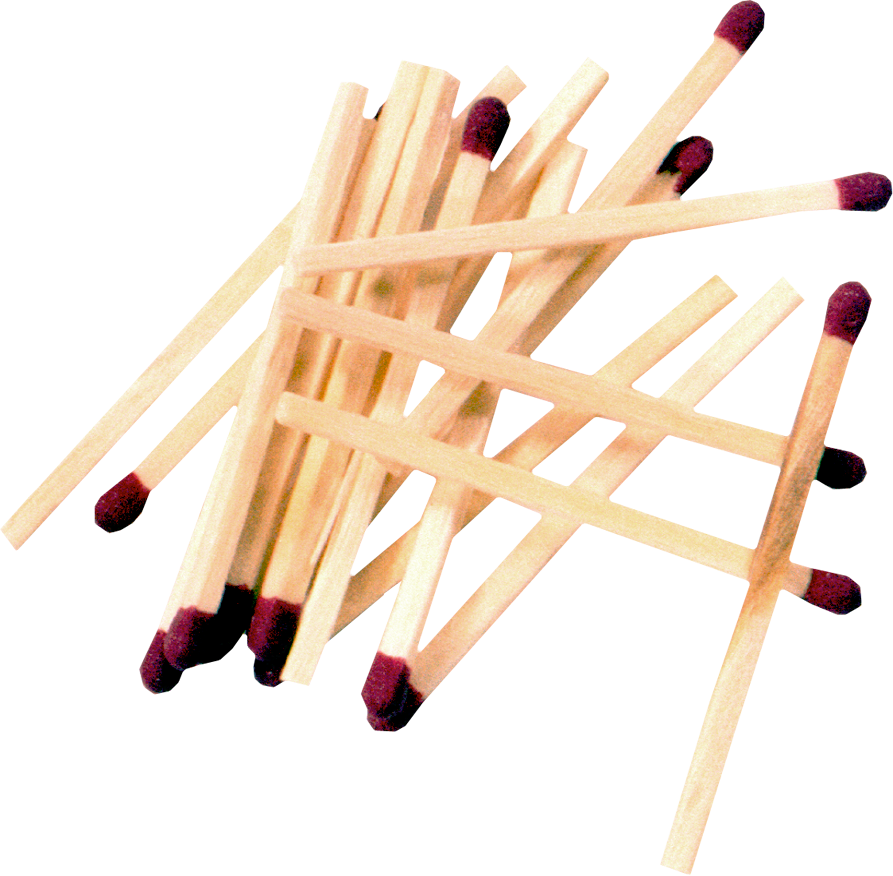 Scattered Matchsticks Pattern