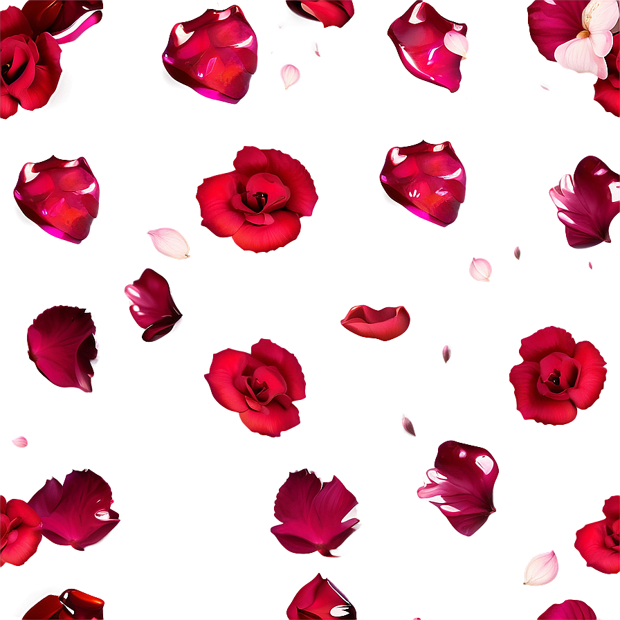 Scattered Rose Petals Png Ngb25