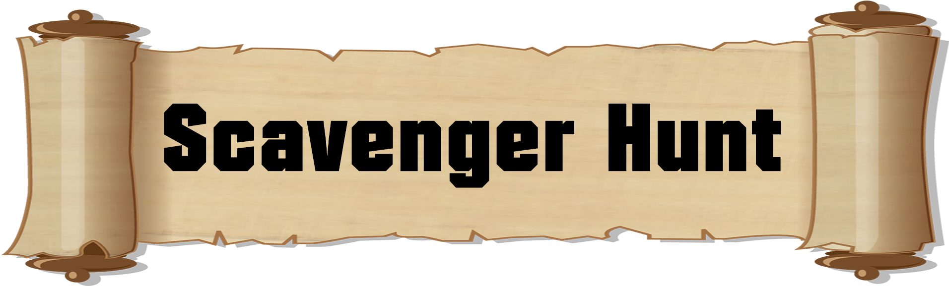 Scavenger Hunt Banner Graphic