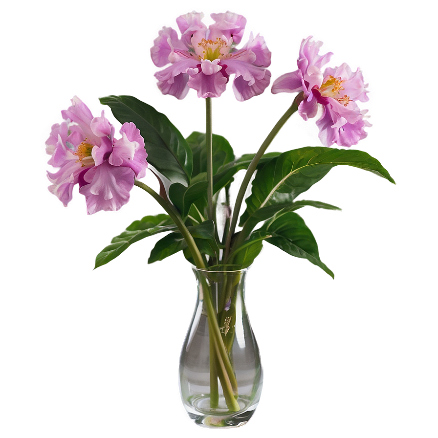 Scented Flowers In Vase Png 06272024