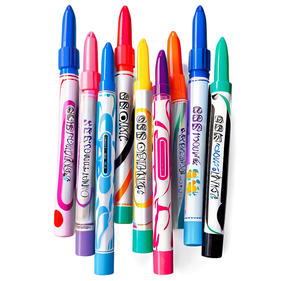 Scented Markers Assortment Png 7