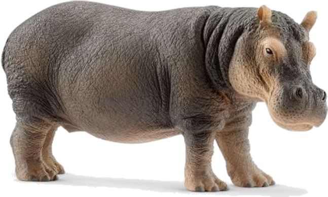 Schleich Hippo, HD Png Download PNG with transparent background