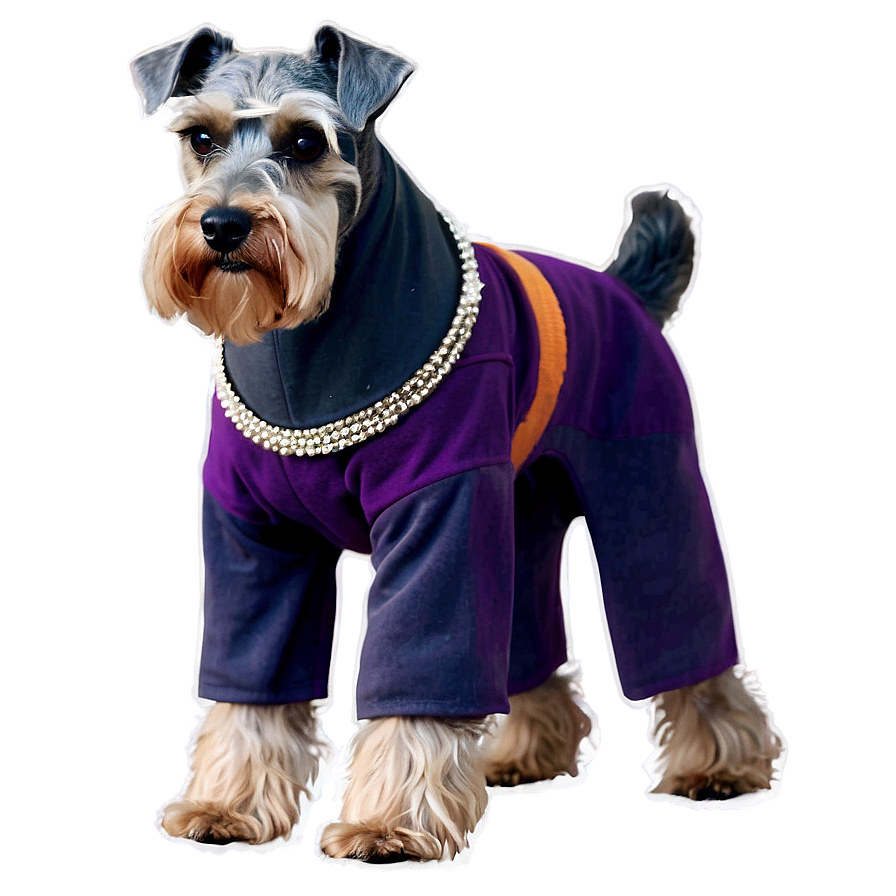 Schnauzer In Costume Png Mcg