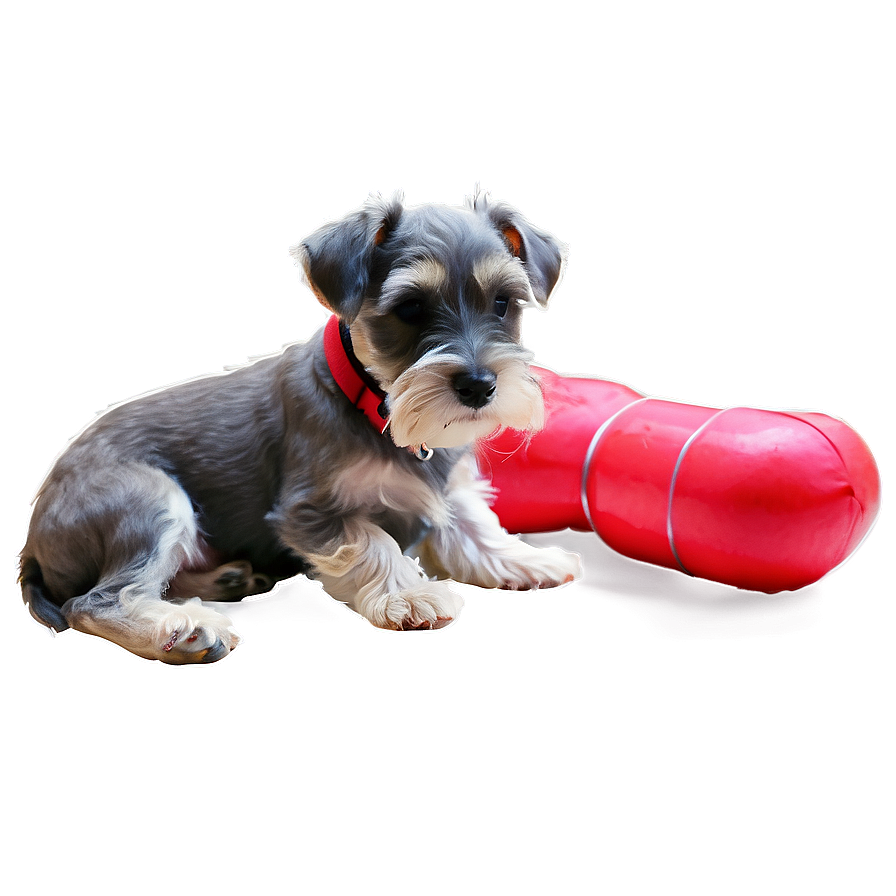 Schnauzer Puppy Training Session Png Dnh