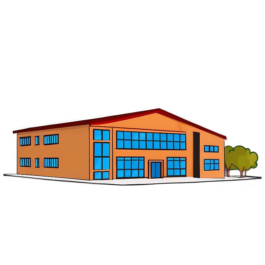 School Building Cartoon Png Kdd19