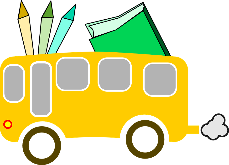 School Bus Cartoon Graphic