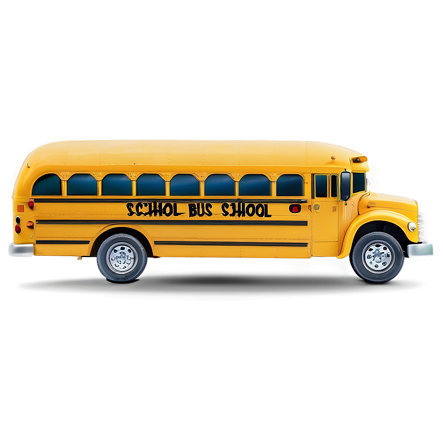 School Bus In Autumn Png Xdm