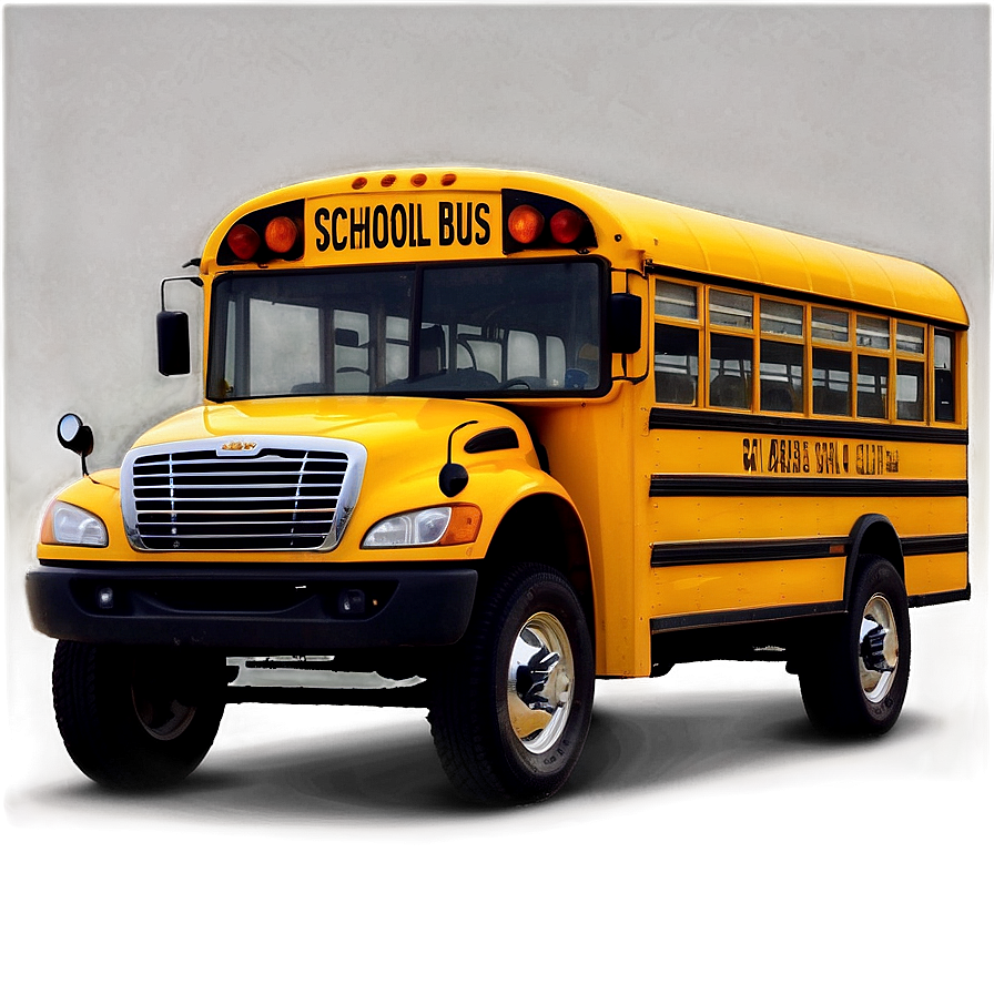 School Bus With Children PNG hof PNG image with a transparent background, free high-resolution download