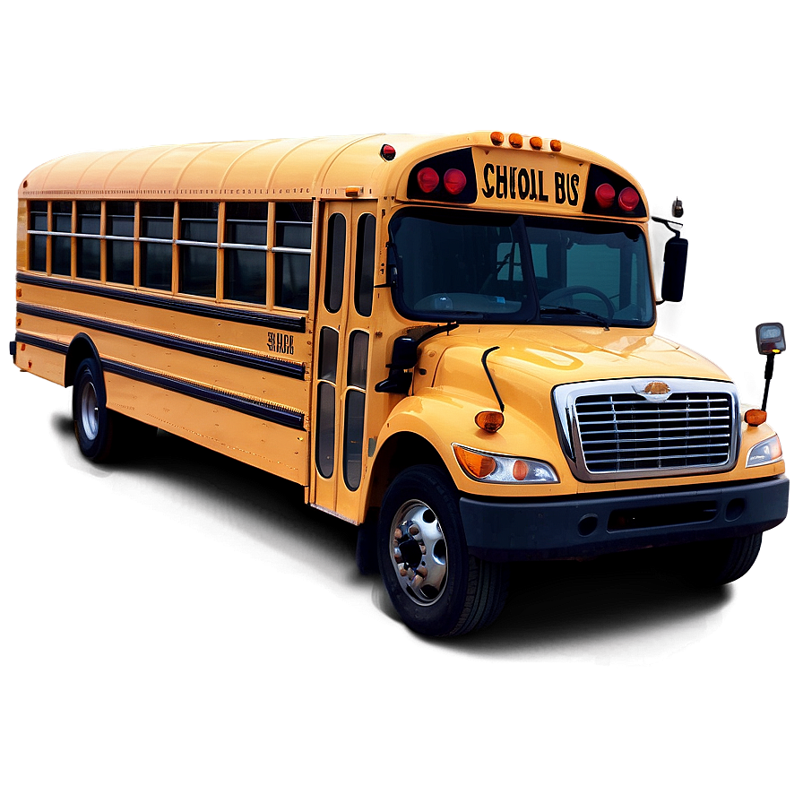 School Bus With Flashing Lights Png Rmi