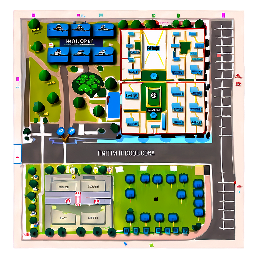 School Campus Map Png Ajr30