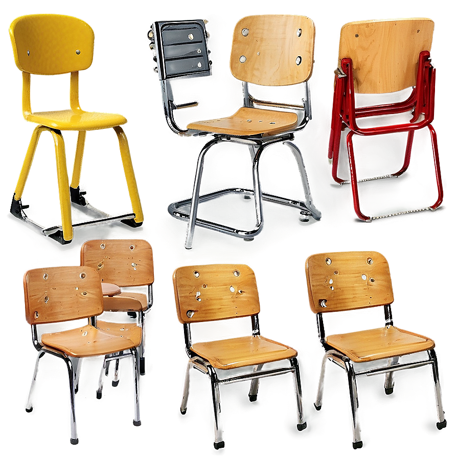 School Chair Bundle Png 06212024