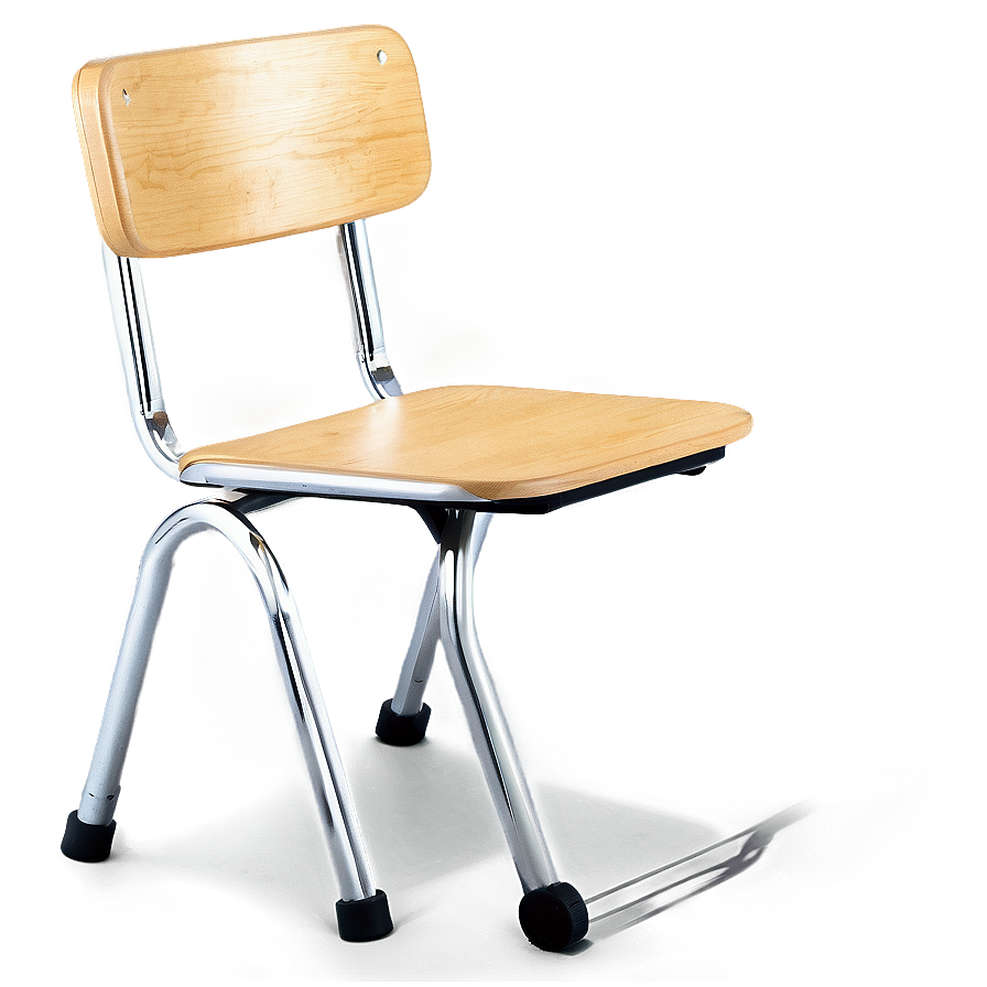 School Chair with Armrest PNG 06212024 PNG image with a transparent background, free high-resolution download