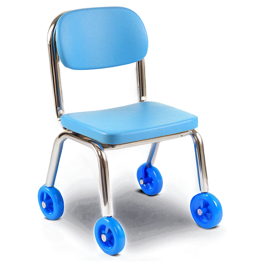 School Chair With Wheels Png Taq