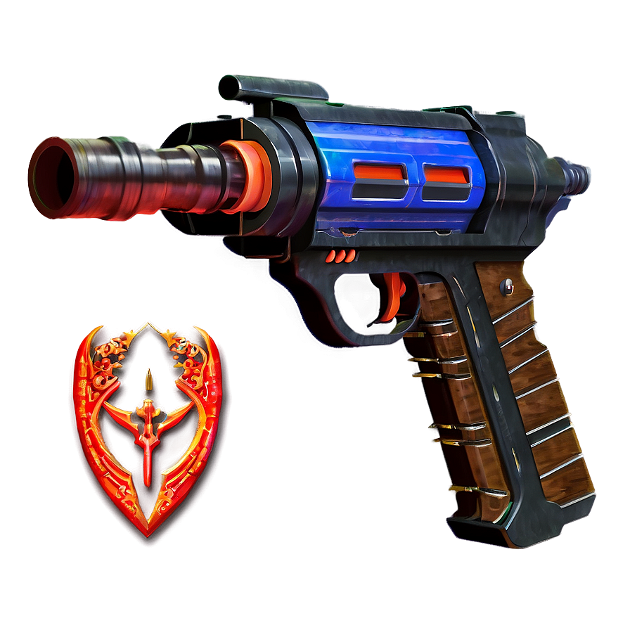 Sci-fi Blaster Pistol Png Xgj